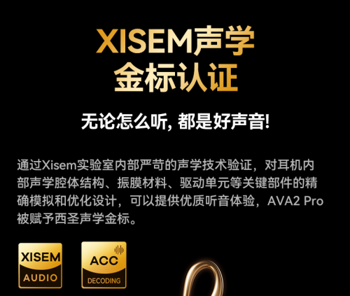 Kaiyun：西圣AVA2Pro：革新半入耳式降噪耳机体验百元小金刚碾压同级竞品(图6)