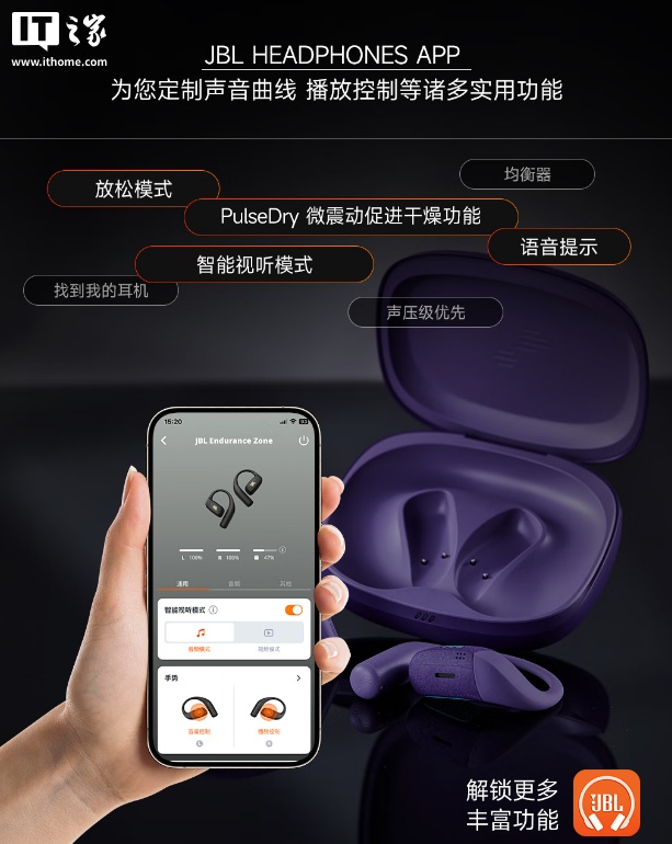 Kaiyun：999元JBL首款开放式运动耳机Endurance Zone上市(图3)